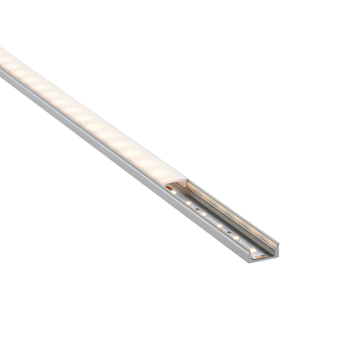 Saxby 80497-30PK RigelSLIM Surface 2m Aluminium Profile/Extrusion Silver - 30 Pack