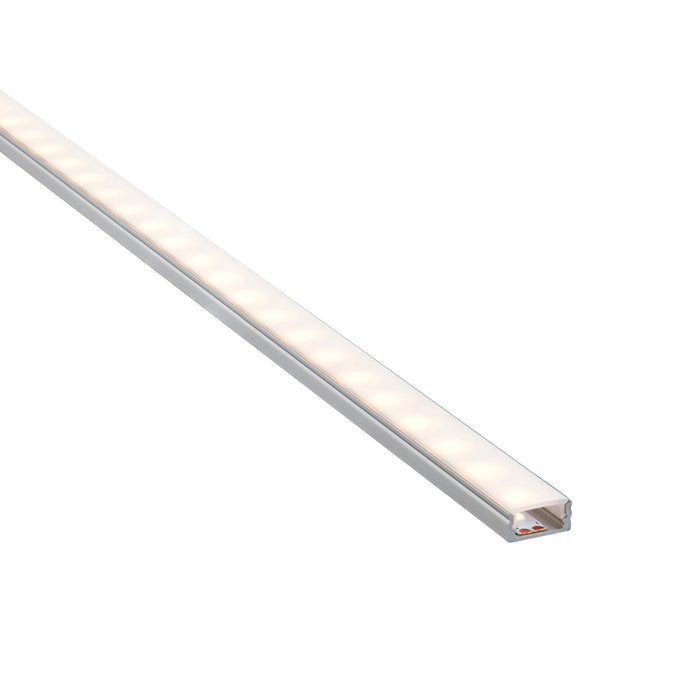 Saxby 80497-30PK RigelSLIM Surface 2m Aluminium Profile/Extrusion Silver - 30 Pack