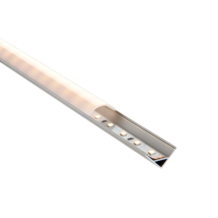 Saxby 80501-30PK Rigel Corner 2m Aluminium Profile/Extrusion Silver - 30 Pack
