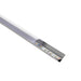 Saxby 80501 Rigel Corner 2m Aluminium Profile/Extrusion Silver Silver anodised & opal pc - westbasedirect.com