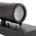 Saxby 81015 Icarus photocell 2lt wall IP44 7W Black polypropylene & clear pc 2 x 7W LED GU10 (Required) - westbasedirect.com