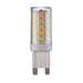 Saxby 81020 G9 LED SMD 400LM 3.5W Clear & gloss white pc 3.5W LED G9 Cool White - westbasedirect.com