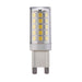 Saxby 81021 G9 LED SMD 400LM 3.5W Clear & gloss white pc 3.5W LED G9 Daylight White - westbasedirect.com