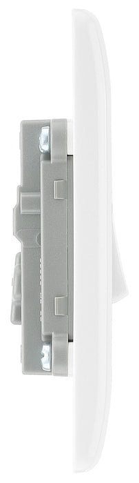 BG 813 White Round Edge Intermediate Light Switch 10A - westbasedirect.com