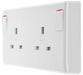 BG 822CON White Round Edge 13A SP Converter Switched Socket - westbasedirect.com