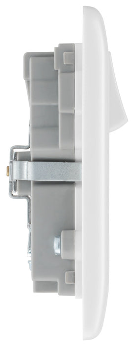 BG 822U33 White Round Edge 13A Double Socket + 3x USB - westbasedirect.com