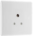 BG 829 White Round Edge Unswitched Round Pin Socket 5A - westbasedirect.com