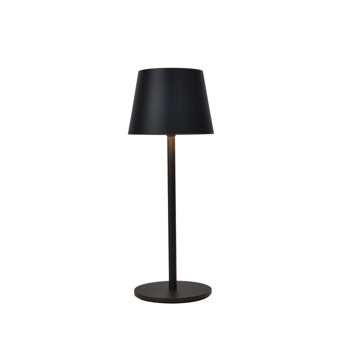 Lutec 8500601012 ROBLE 1.1W IP54 LED Portable Table Lamp 3000K - Matt Black