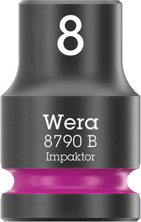 Wera 05005500001 8790 B Impaktor 8,0, Socket with 3/8