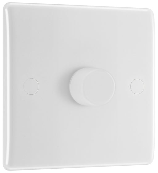 BG 881M/HC White Moulded Round Edge 1 Gang 2 Way Master Smart Dimmer Switch - westbasedirect.com