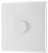 BG 881M/HC White Moulded Round Edge 1 Gang 2 Way Master Smart Dimmer Switch - westbasedirect.com