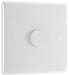 BG 881S/HC White Moulded Round Edge 1 Gang 2 Way Secondary Smart Dimmer Switch - westbasedirect.com