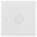 BG 881S/HC White Moulded Round Edge 1 Gang 2 Way Secondary Smart Dimmer Switch - westbasedirect.com