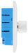 BG 882S/HC White Moulded Round Edge 2 Gang 2 Way Secondary Smart Dimmer Switch - westbasedirect.com