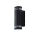 Forum Zink ZN-35685-BLK Helix GU10 IP44 Aluminium Up & Down Wall Light with Photocell Black 35W Max. - westbasedirect.com