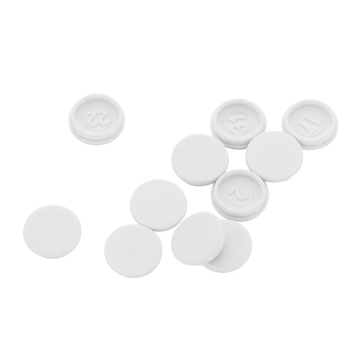 BG 8SC10/10 White Moulded Screw Caps, Pack of 10 - westbasedirect.com