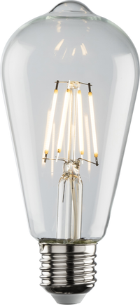 Knightsbridge ST4ESDC 230V 4W LED ES Clear ST64 Filament Lamp 2700K Dimmable