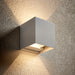 Saxby 90961 Glover CCT 2lt wall IP44 5.5W Matt white paint & clear glass 2 x 5.5W LED module (SMD 2835  CCT) CCT - westbasedirect.com
