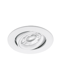 Aurora EN-DLM357W ELDM GU10 Adjustable IP20 Lock Ring Downlight White