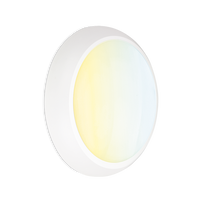 Aurora AU-BHE20CWS 230V 12/16/20W LED IP65 Round Bulkhead White 3000/4000/6500K