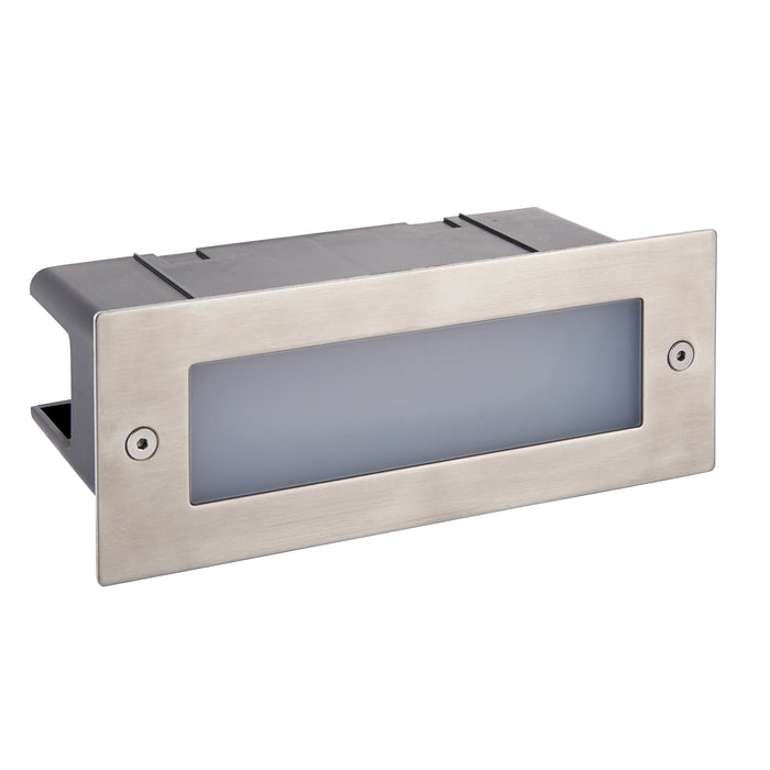 Saxby 91962 Smart Seina RGB IP44 3.5W Marine grade brushed stainless steel & frosted pc 3.5W LED module (SMD 5050) RGB - westbasedirect.com