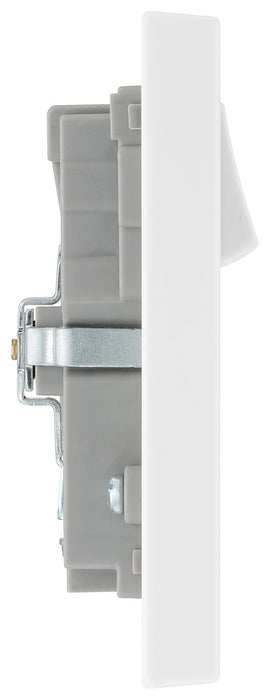BG 922U33 White Square Edge 13A Double Socket + 3x USB - westbasedirect.com