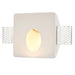 Saxby 92312 Zeke square 1.6W White plaster 1.6W LED module (SMD 3535) Warm White - westbasedirect.com
