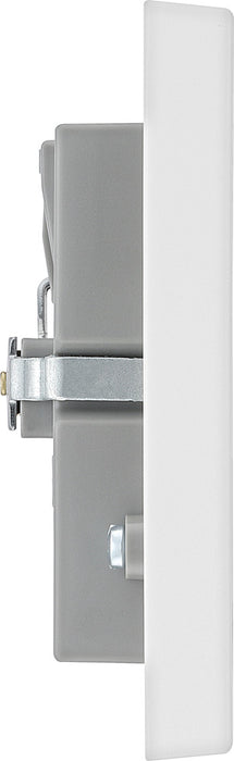 BG 924U44 White Square Edge 13A Double Socket + 4x USB - westbasedirect.com