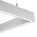 Saxby 92522 Kingsley 60 Degree Corner 3W Silver anodised 3W LED module (SMD 2835) Cool White - westbasedirect.com