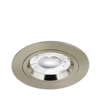 Enlite DL1S 230V GU10 Fixed Lock Ring Downlight Satin Nickel (Lamp Not Included)