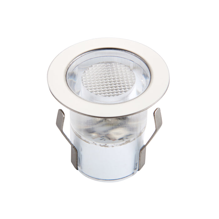 Saxby 94422 Kios 2 blue IP44 0.45W Polished stainless steel & clear pc 10 x 0.45W LED module (SMD 2835) - westbasedirect.com