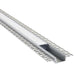 Saxby 94948 Rigel Plaster-in Wide 2m Aluminium Profile/Extrusion Silver Silver anodised & opal pc - westbasedirect.com