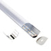 Saxby 97737 Rigel Corner Wide 2m Aluminium Profile/Extrusion Silver Silver anodised & opal pc - westbasedirect.com