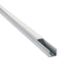 Saxby 97738 Rigel Surface Wide 2m Aluminium Profile/Extrusion Silver Silver anodised & opal pc - westbasedirect.com
