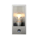 Saxby 97820 Breton PIR wall Stainless Steel IP44 28W Brushed stainless steel & clear glass 28W E27 Eco GLS (Required) - westbasedirect.com