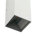 Saxby 97823 Glover CCT 2lt wall IP44 5.5W Matt white paint & clear glass 2 x 5.5W LED module (SMD 3030) CCT - westbasedirect.com