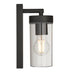 Saxby 98439 Hayden wall IP44 15W Anthracite grey & clear pc 15W LED E27 (Required) - westbasedirect.com