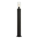 Saxby 98440 Hayden bollard IP44 15W Anthracite grey & clear pc 15W LED E27 (Required) - westbasedirect.com
