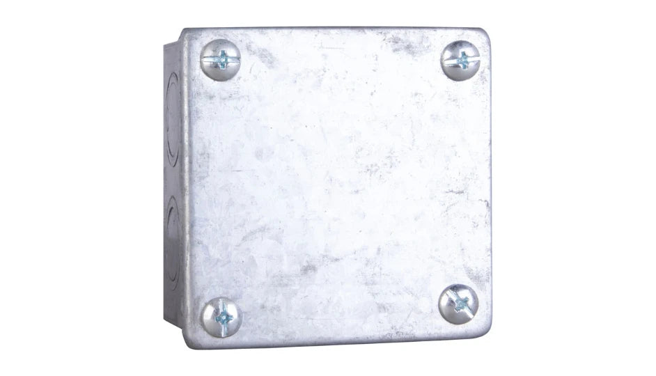 Deta DT501332G TTE Metal Adaptable Box with Knockouts 75x75x50mm ...