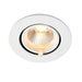 Saxby 99553 Axial round 15W Matt white paint & clear pc 15W LED module (COB) Warm White - westbasedirect.com