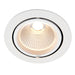 Saxby 99555 Axial round 36W Matt white paint & clear pc 36W LED module (COB) Warm White - westbasedirect.com
