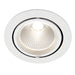 Saxby 99556 Axial round 36W Matt white paint & clear pc 36W LED module (COB) Cool White - westbasedirect.com
