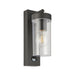 Saxby 99756 Hayden PIR IP44 15W Anthracite grey & clear pc 15W LED E27 (Required) - westbasedirect.com