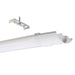 Saxby 99816 Reeve 2 2FT IP65 18W Opal & gloss white pc 18W LED module (SMD 2835) Daylight White - westbasedirect.com