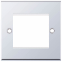 Selectric 7M-5 7M-PRO 2 Aperture Euro Media / Data Plate - Polished Chrome