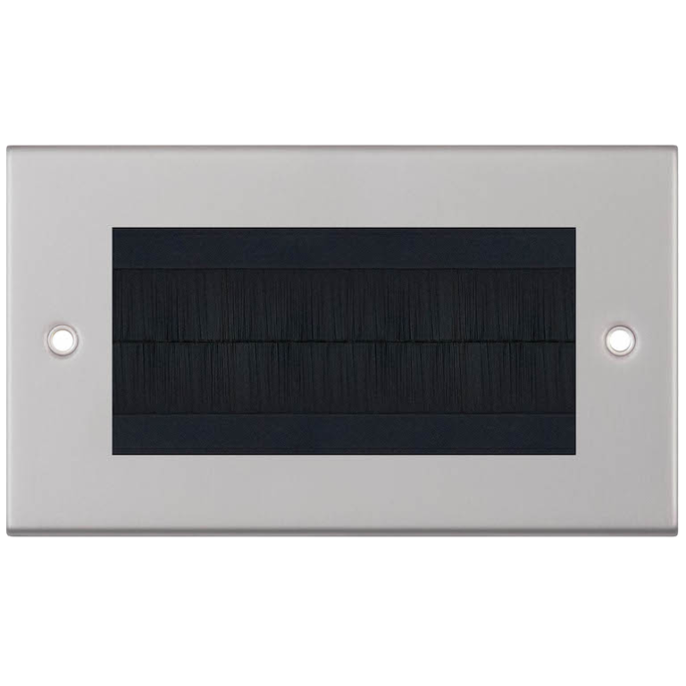 Euro Plate Module BUY Selectric 5M-BR-13 | 5M Slim Decorative | 4 Aperture Euro Media ...