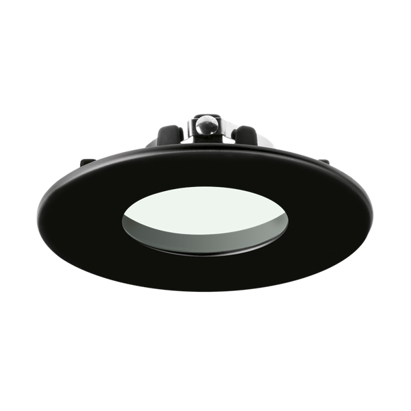 Aurora AU-BZF93MB EFD Pro Fixed IP65 Aluminium Flat Bezel for AU-DLM981 Matt Black - westbasedirect.com