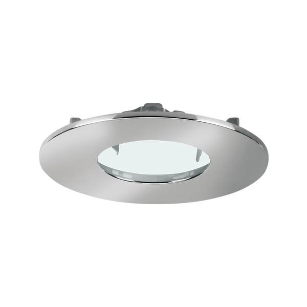 Aurora AU-BZF93PC EFD Pro Fixed IP65 Aluminium Flat Bezel for AU-DLM981 Polished Chrome - westbasedirect.com