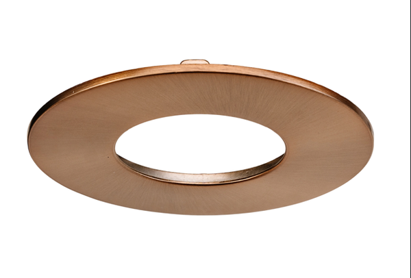 Aurora AU-BZF93SC EFD Pro Fixed IP65 Aluminium Flat Bezel for AU-DLM981 Satin Copper