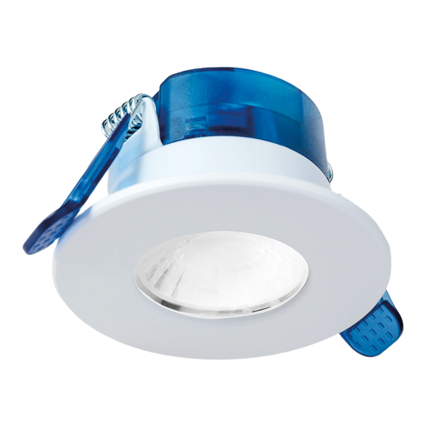 Aurora AU-R61W/CWSCP10 3.5W/5.5W LED IP65 Fixed Dimmable Fire Rated Downlight FastRFix CRI90 White 2700K/3000K/4000K/5700K (10 Pack) - westbasedirect.com